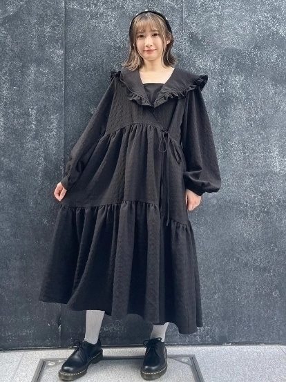 新品タグ付き　Anemone Cache-Coeur Long Dress 新品タグ付き】CACHE-COEUR DRESS （Her lip to 新品タグ付
