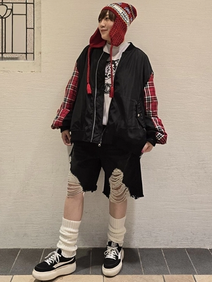 DAMAGE SHORT JEANS | Candy Stripper（キャンディ ストリッパー