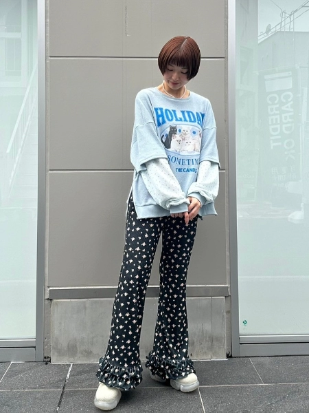 HOLIDAY WAFFLE LAYERED TOPS | Candy Stripper（キャンディ