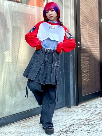 CS MESH SHORT TOPS | Candy Stripper（キャンディ ストリッパー