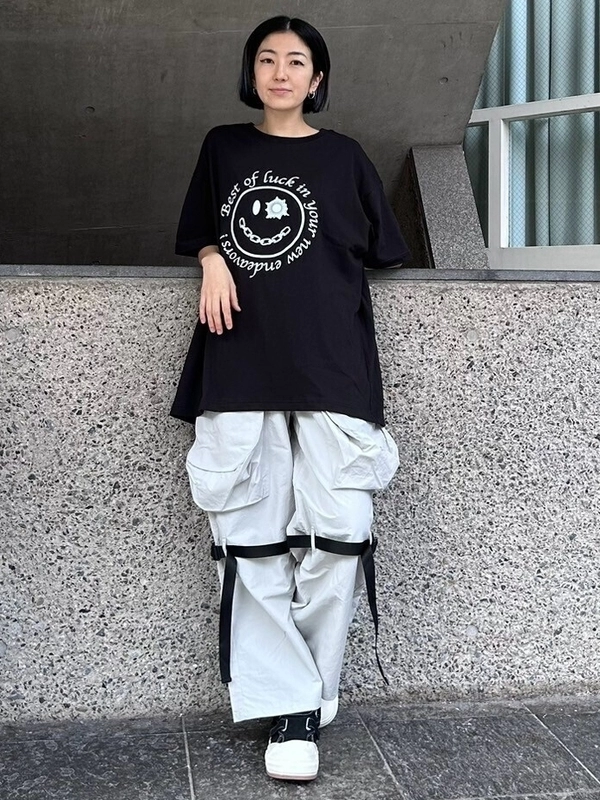 BIG POCKET NYLON CARGO PANTS | Candy Stripper（キャンディ