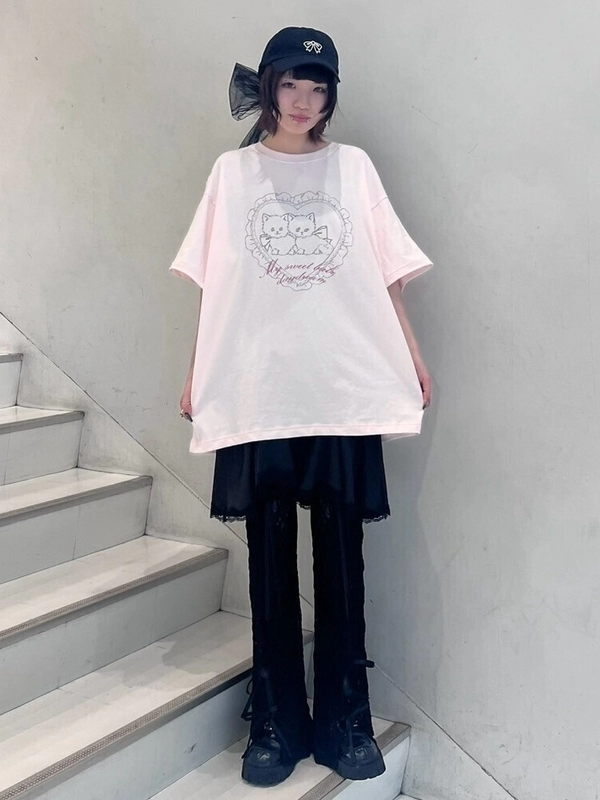 tシャツ MY SWEET BABE BIG Tシャツ レディース メンズ MY SWWT BABE BIG TEE | Candy Stripper（キャンディ