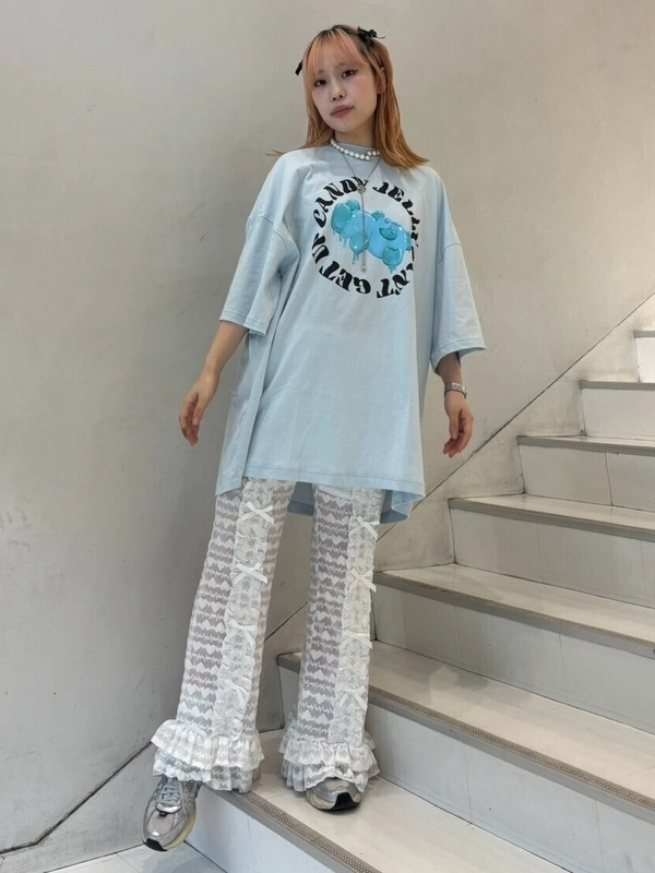 Candy Stripper レースフレアパンツ FRILL LACE FLARE PANTS | Candy Stripper（キャンディ