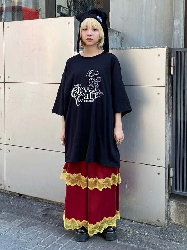 tシャツ CLEVER OATH BIG BIG Tシャツ レディース メンズ CLEVER OATH BIG BIG TEE | Candy Stripper（キャンディ