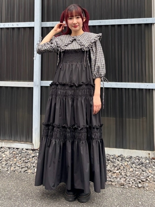 FOR YOU SHIRRING DRESS | Candy Stripper（キャンディ ストリッパー