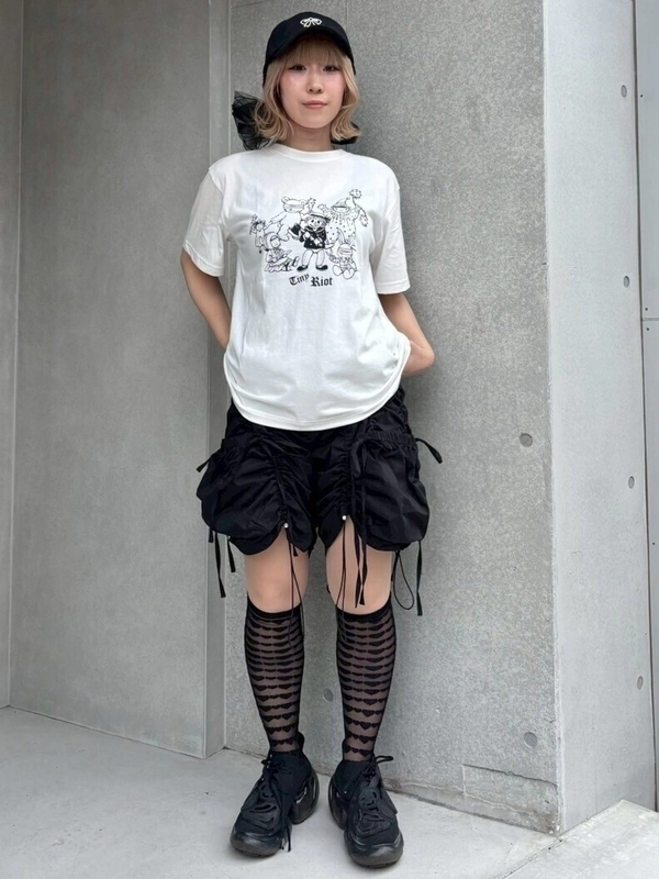 DRAWSTRING HALF PANTS | Candy Stripper（キャンディ