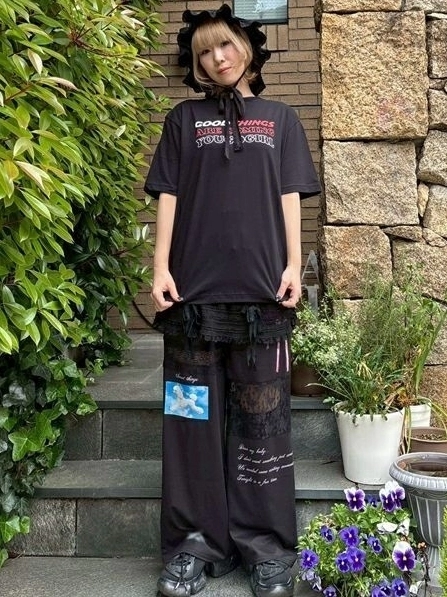 パンツ RANDOM SWITCHED LACE PANTS candystripper MY FAVORITE LACY PANTS | Candy Stripper（キャンディ