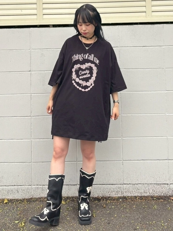 CANDY SWEETIE BIG BIG TEE | Candy Stripper（キャンディ