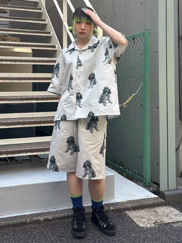 クリープハイプ×keisukekanda コラボショートパンツ グレー creephyp20181108-001.jpg