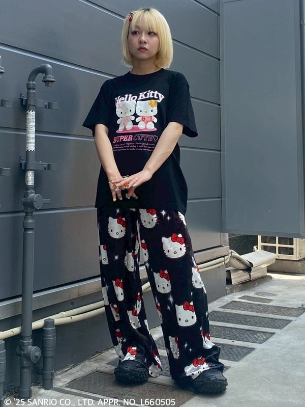 トップス Candy Stripper HELLO KITTYGAL BIG TEE HELLO KITTY】GAL BIG TEE | Candy Stripper（キャンディ