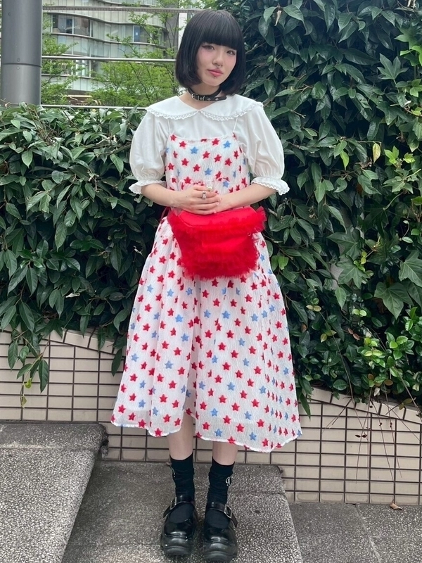 ワンピース candystripper STAR JACQUARD SHEER DRESS セール】STAR JACQUARD SHEER ドレス（ワンピース）｜Candy