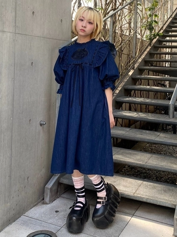 DEAR PEPE DENIM ONE-PIECE | Candy Stripper（キャンディ
