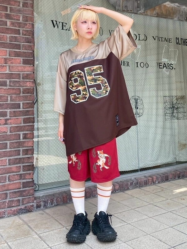 トップス bbbb PEPEFLAGE NUMBERING TOPS | Candy Stripper（キャンディ ストリッパー