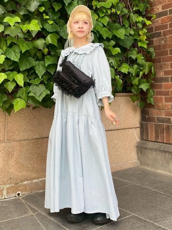 SHIRLEY FRILL DRESS | Candy Stripper（キャンディ ストリッパー