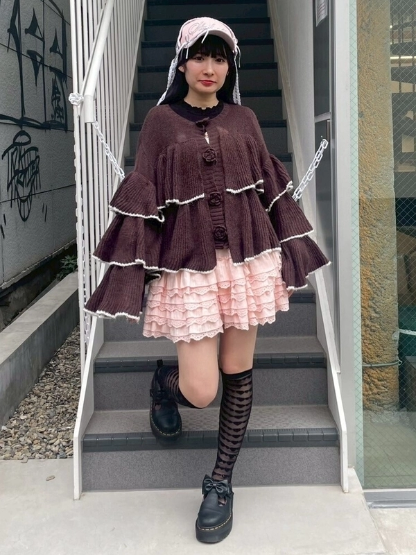スカート Candy stripper COTTON LACE FRILL SKIRT COTTON LACE FRILL SKIRT | Candy Stripper（キャンディ