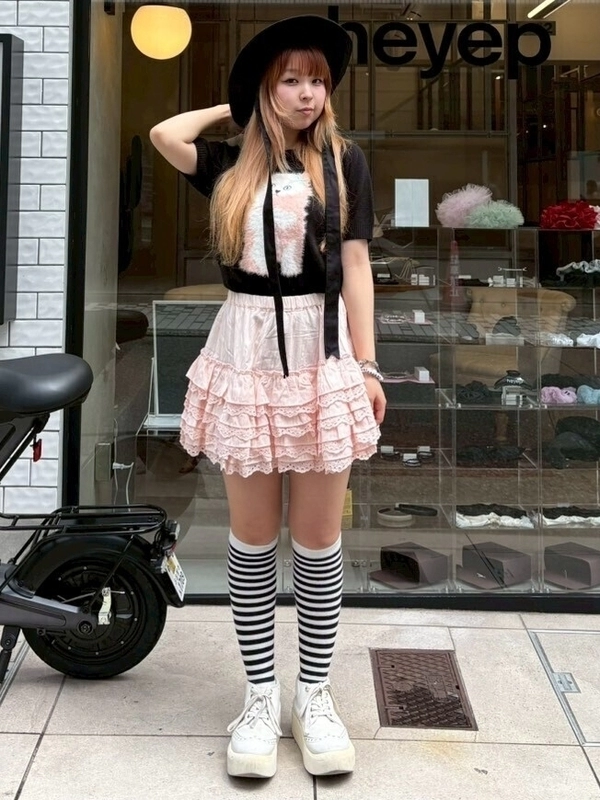 スカート Candy stripper COTTON LACE FRILL SKIRT COTTON LACE FRILL SKIRT | Candy Stripper（キャンディ