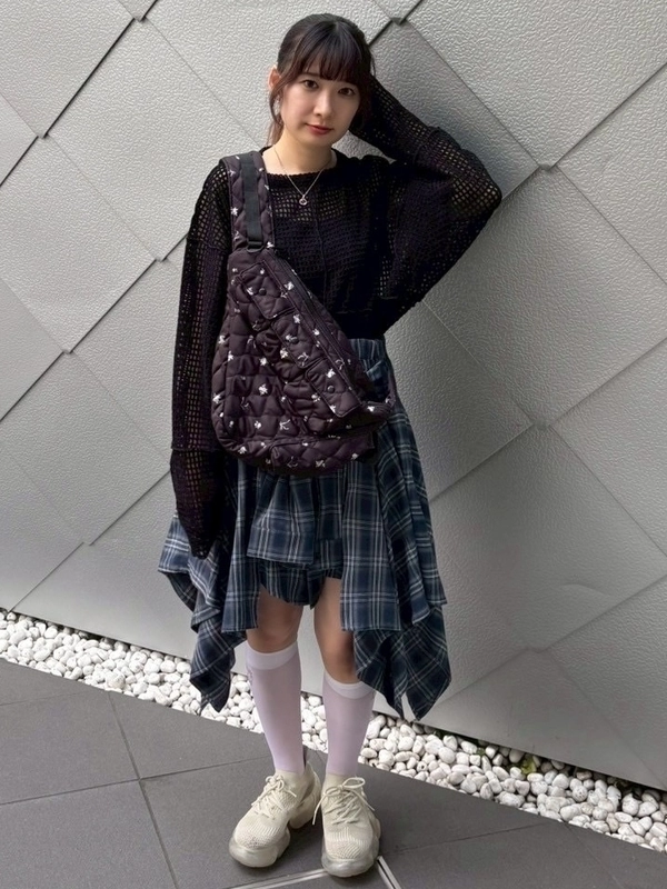 トップス SECRET 受注制【Never mind the XU】studs denim cap (2color