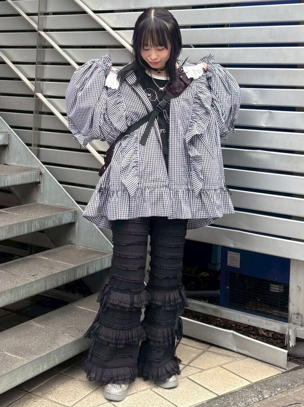 Candy Stripper レースフレアパンツ FRILL LACE FLARE PANTS | Candy Stripper（キャンディ