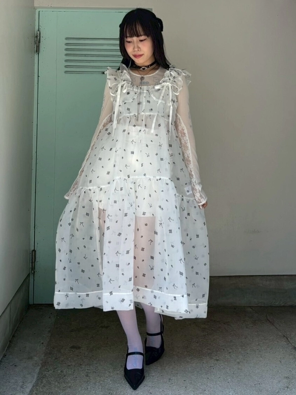 GARDEN BUSTIER DRESS | Candy Stripper（キャンディ