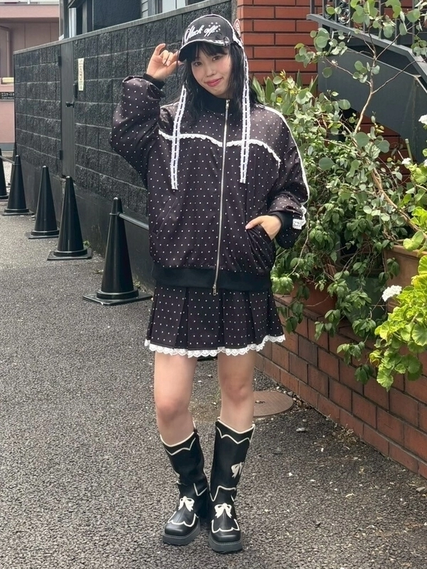 TINY DOT JERSEY BLOUSON | Candy Stripper（キャンディ ストリッパー