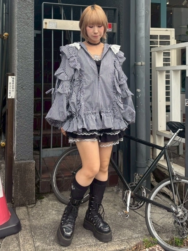 FRILL BLOUSON | Candy Stripper（キャンディ ストリッパー