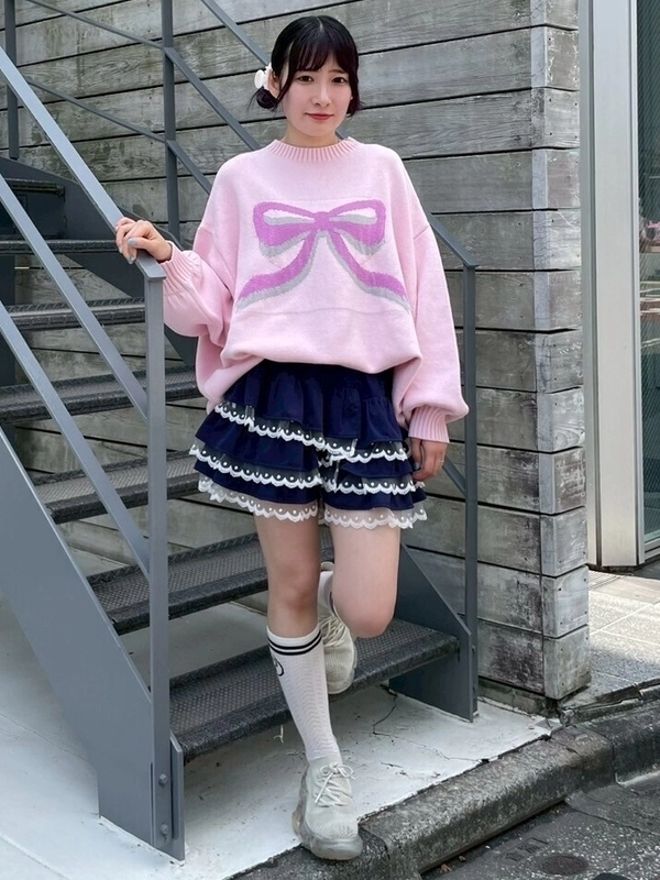 BIG RIBBON KNIT | Candy Stripper（キャンディ ストリッパー