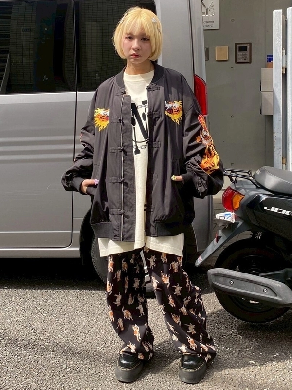 BURNING TIGER CHINA MA-1 | Candy Stripper（キャンディ ストリッパー