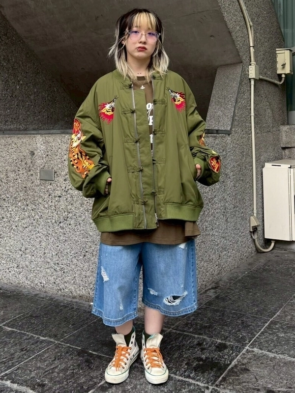 BURNING TIGER CHINA MA-1 | Candy Stripper（キャンディ ストリッパー