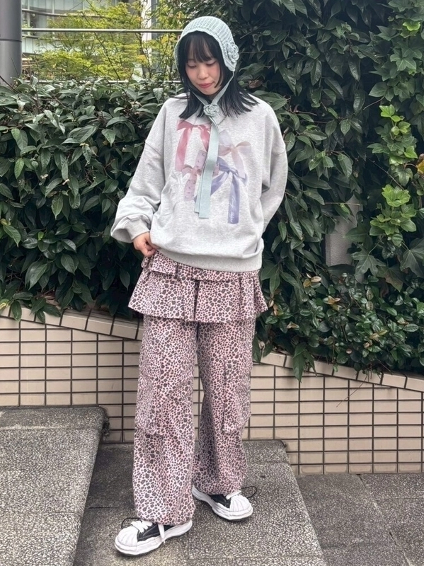 RIBBON PRINT SWEAT | Candy Stripper（キャンディ ストリッパー