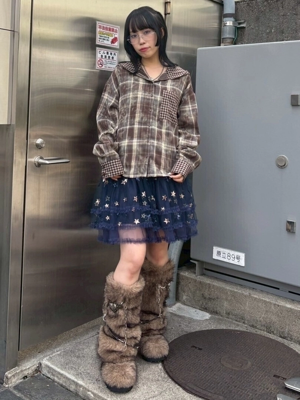 STAR GLITTER TULLE SKIRT | Candy Stripper（キャンディ ストリッパー