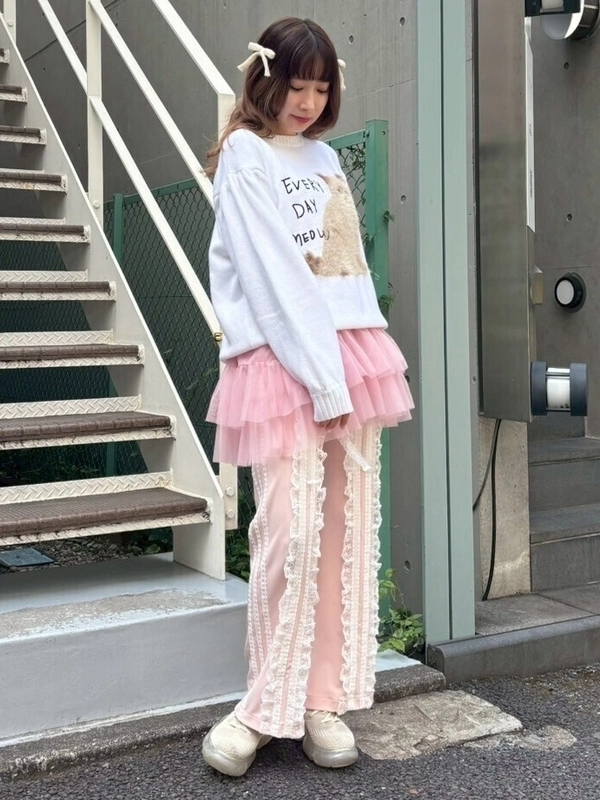 FRILL LACY JERSEY PANTS | Candy Stripper（キャンディ ストリッパー