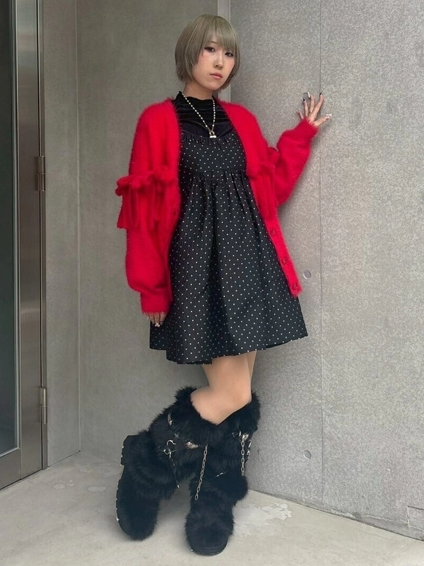 3WAY BELT FUR BOOTS | Candy Stripper（キャンディ ストリッパー