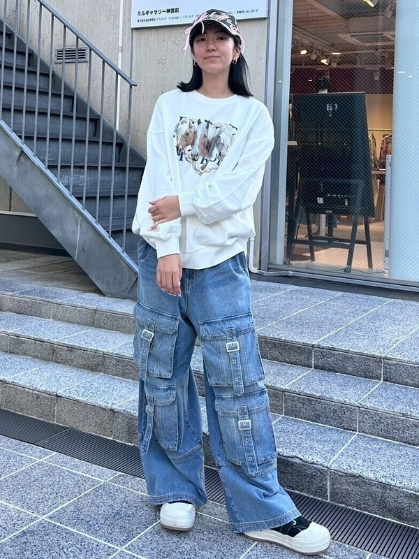 9 POCKETS LAYERED DENIM PANTS | Candy Stripper（キャンディ