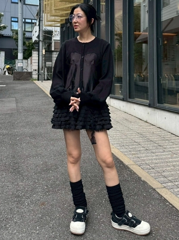 CORSET KNIT CARDIGAN | Candy Stripper（キャンディ ストリッパー