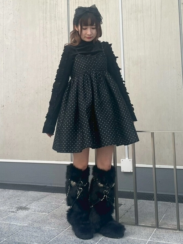 3WAY BELT FUR BOOTS | Candy Stripper（キャンディ ストリッパー