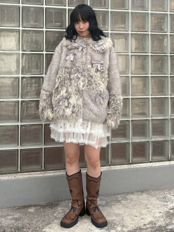 PATCH WORK FUR JACKET | Candy Stripper（キャンディ ストリッパー