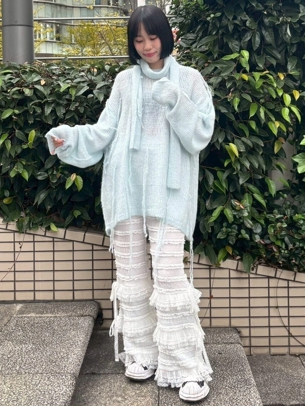 Candy Stripper レースフレアパンツ FRILL LACE FLARE PANTS | Candy Stripper（キャンディ ストリッパー