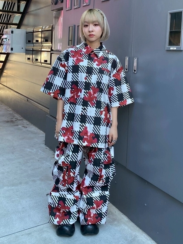 BROKEN BEAR CHECK SHIRT | Candy Stripper（キャンディ ストリッパー