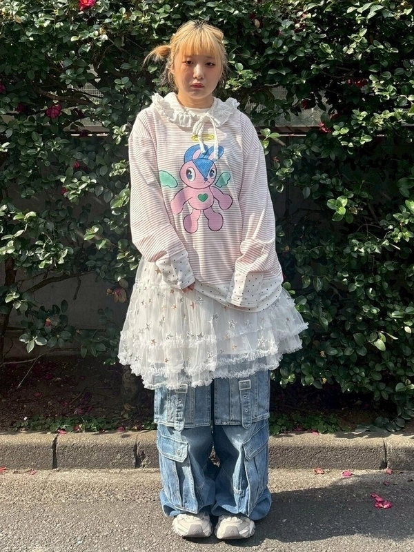 STAR GLITTER TULLE SKIRT | Candy Stripper（キャンディ ストリッパー