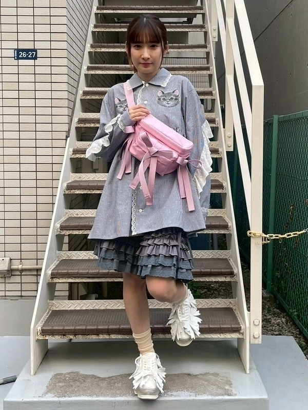 FANCY RIBBON WAIST BAG | Candy Stripper（キャンディ ストリッパー