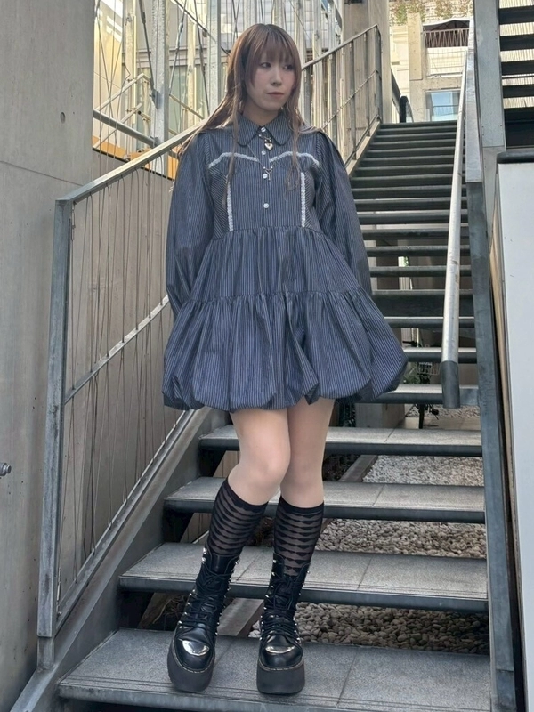 STRIPE BUSTIER DRESS | Candy Stripper（キャンディ ストリッパー