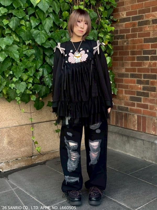 FULL OF RIBBON SAILOR JERSEY BLOUSON | Candy Stripper（キャンディ