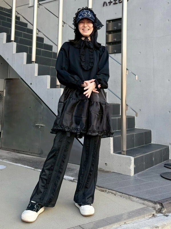 LACE COLLAR POLO ONE-PIECE | Candy Stripper（キャンディ