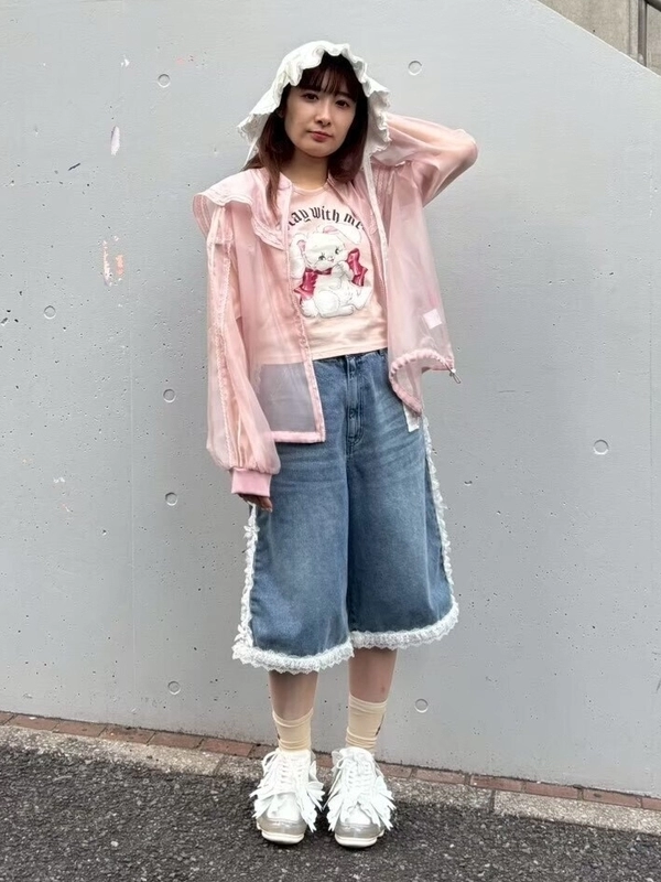 SHEER SAILOR BLOUSON | Candy Stripper（キャンディ ストリッパー