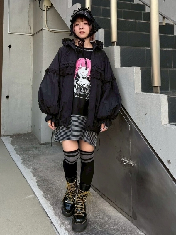 LACY TRACK JACKET | Candy Stripper（キャンディ ストリッパー