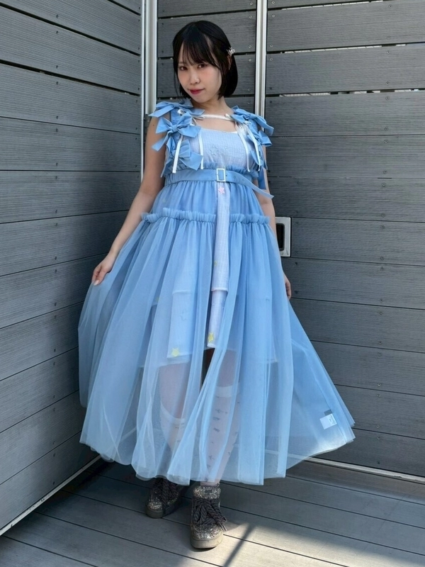 MISSING YOU RIBBON TULLE HARNESS | Candy Stripper（キャンディ