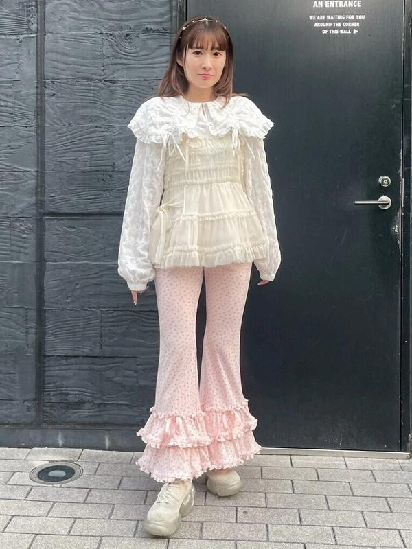 GARDEN FLARE PANTS | Candy Stripper（キャンディ ストリッパー