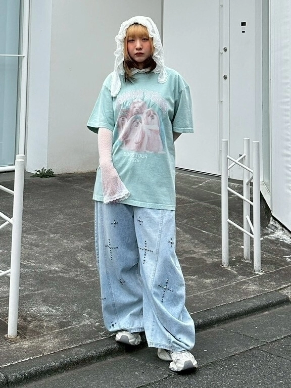 SHIH TZU METAL TEE | Candy Stripper（キャンディ ストリッパー