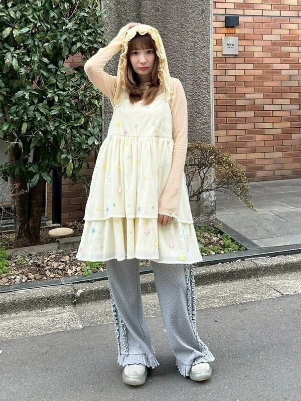 SHEER TWINKLE CAMISOLE MINI DRESS | Candy Stripper（キャンディ