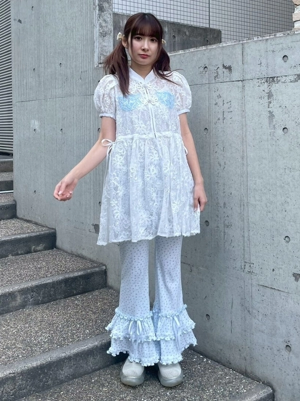 LACY CHINA MINI ONE-PIECE | Candy Stripper（キャンディ